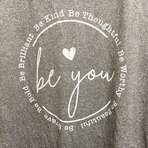 SHEIN Gray Be You Tank Top